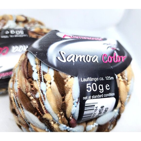 Austermann Samoa Color Yarn Lot 2583 Farbe 0102 – Soft Multicolor Blend for Knit - Picture 4 of 16